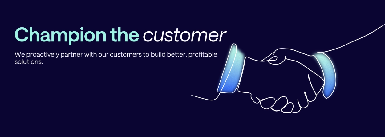 Champion the customer